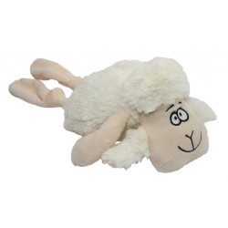Pluszowa piszcząca owieczka dla psa biała o dł. 35 cm - Pet Nova