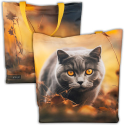 Kot brytyjski - pojemna torba na ramię