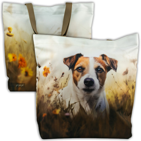 Jack Russell Terrier - pojemna torba na ramię