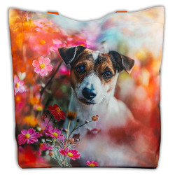 Jack Russell Terrier - kolorowa torba na ramię