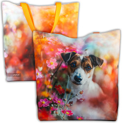 Jack Russell Terrier - kolorowa torba na ramię