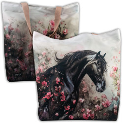 Kary koń - pojemna torba na ramię