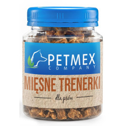 Mięsne trenerki z dzika dla psa -  słoik 130 g naturalny przysmak PETMEX