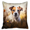 Jack Russell Terrier - dwustronna poduszka welurowa
