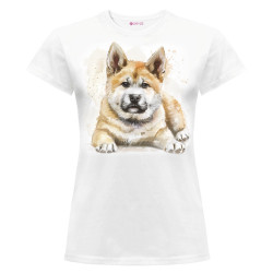 Akita - t-shirt damski bawełniany