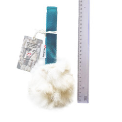 Szarpak dla psa z wełny owczej dł. futra 8 cm TRENERKA MINI MINI