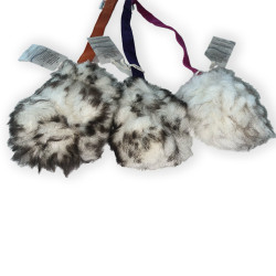 Szarpak zabawka dla psa z wełny owczej dla małych ras