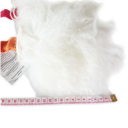 Szarpak dla psa z wełny owczej na amortyzatorze, rozmiar S