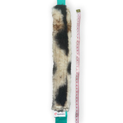 Szarpagat - szarpak z 2 uchwytami z futra owczego dla psa