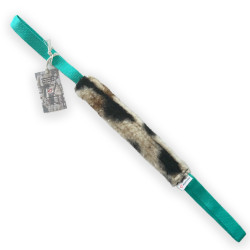 Szarpagat - szarpak z 2 uchwytami z futra owczego dla psa