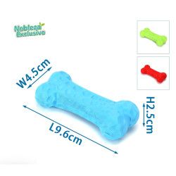 Zabawka gryzak dla psa w kształcie kości z naturalnego kauczuku