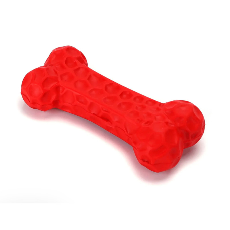 Zabawka gryzak dla psa w kształcie kości z naturalnego kauczuku