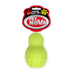 Piłka bałwanek z dzwonkiem 9,5 cm - gryzak dla psa  Pet Nova