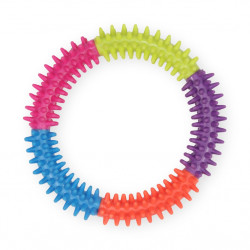 Ringo kolorowe XL - gryzak z gumy TPL dla psa 15 cm Pet Nova