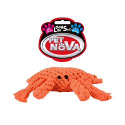 Zabawka sznurowa krab - szarpak dla psa Pet Nova