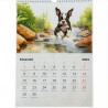 Kalendarz 2024 Boston Terrier A3