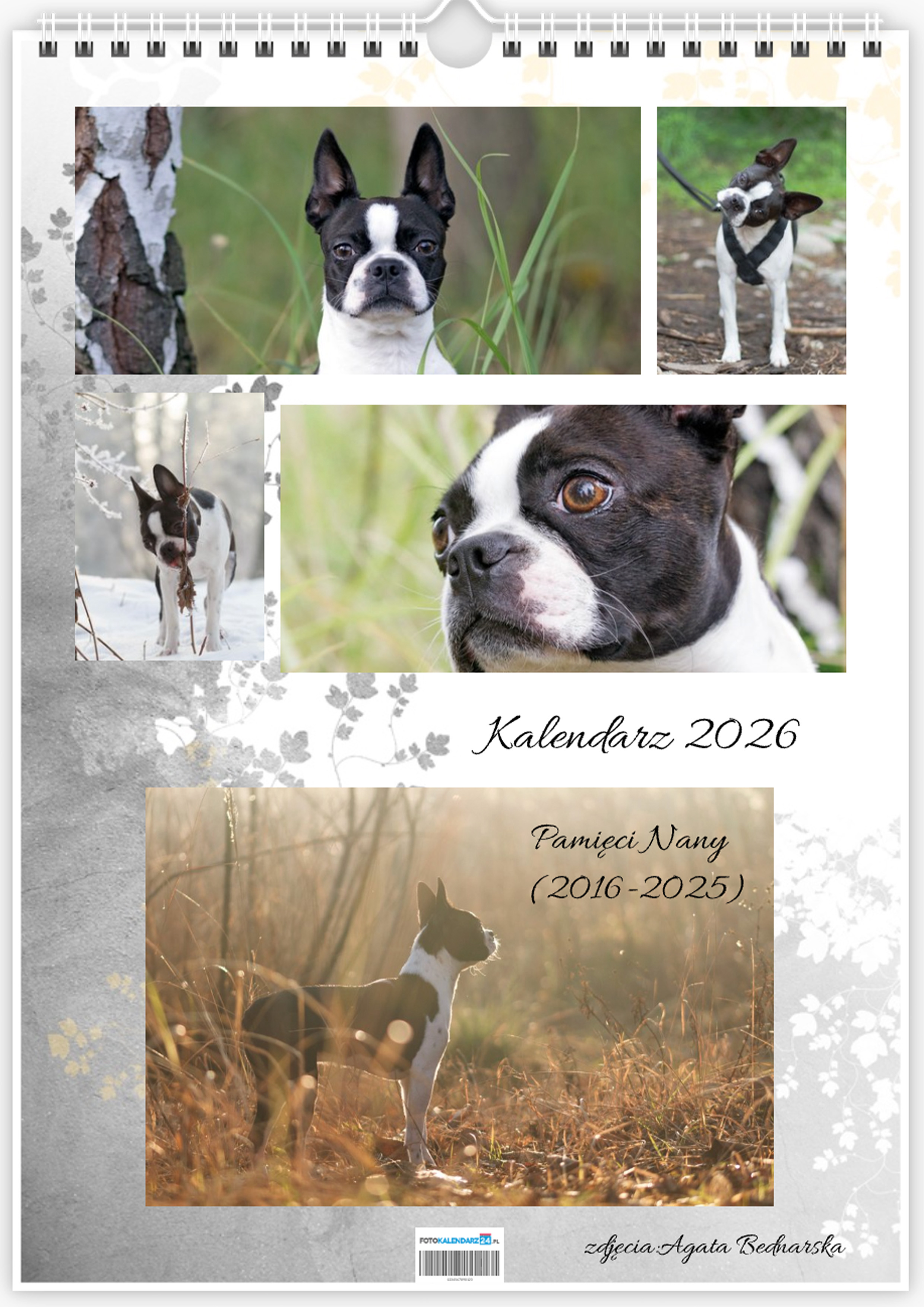 Poduszki welurowez grafiką psa